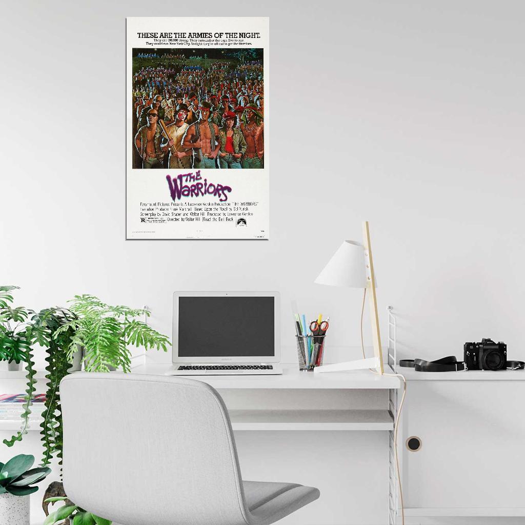 THE WARRIORS 1979 Cult Film NYC Film Retro Movie Vintage Wall Poster