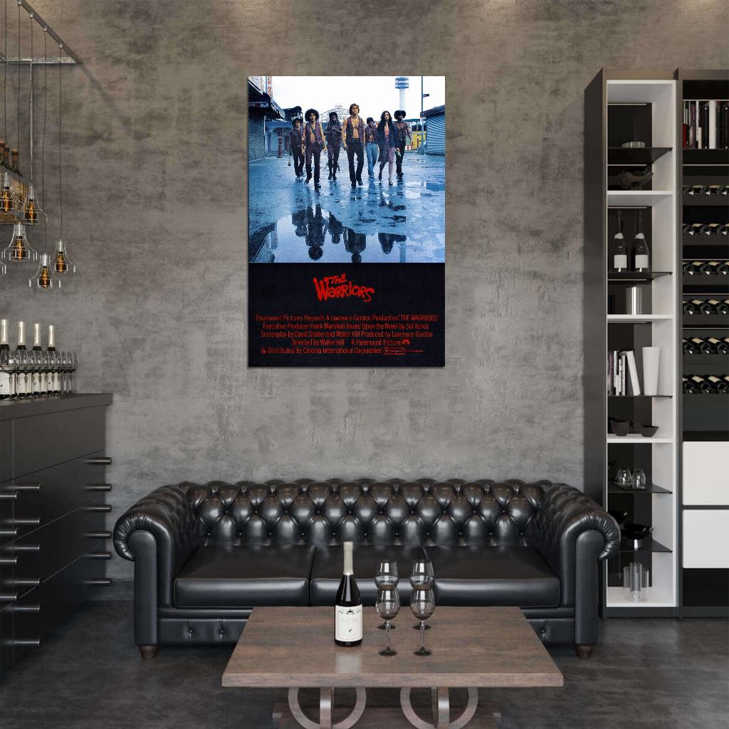 THE WARRIORS 1979 Cult Film NYC Film Retro Movie Vintage Wall Poster