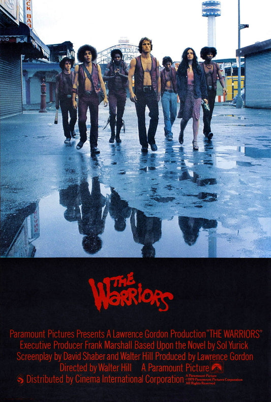 THE WARRIORS 1979 Cult Film NYC Film Retro Movie Vintage Wall Poster