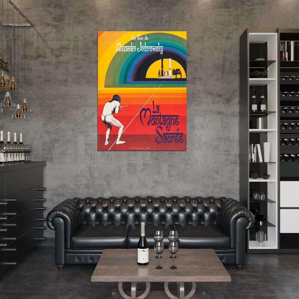 THE HOLY MOUNTAIN European Version Alejandro Film Retro Movie Vintage Wall Poster