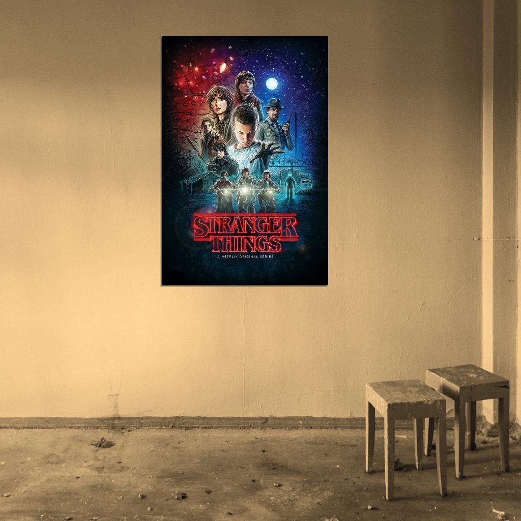 Stranger Things not Chinese Film Retro Movie Vintage Wall Poster