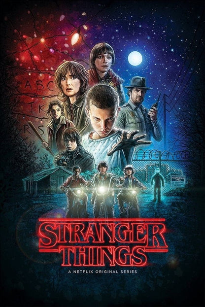 Stranger Things not Chinese Film Retro Movie Vintage Wall Poster