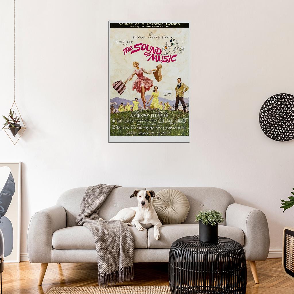 THE SOUND OF MUSIC Film Retro Movie Vintage Wall Poster