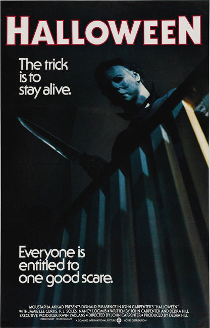 HALLOWEEN 1978 Michael Myers Slasher Film Retro Movie Vintage Wall Poster