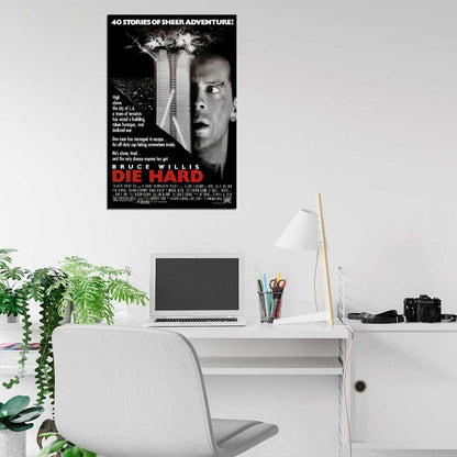 DIE HARD Film Retro Movie Vintage Wall Poster