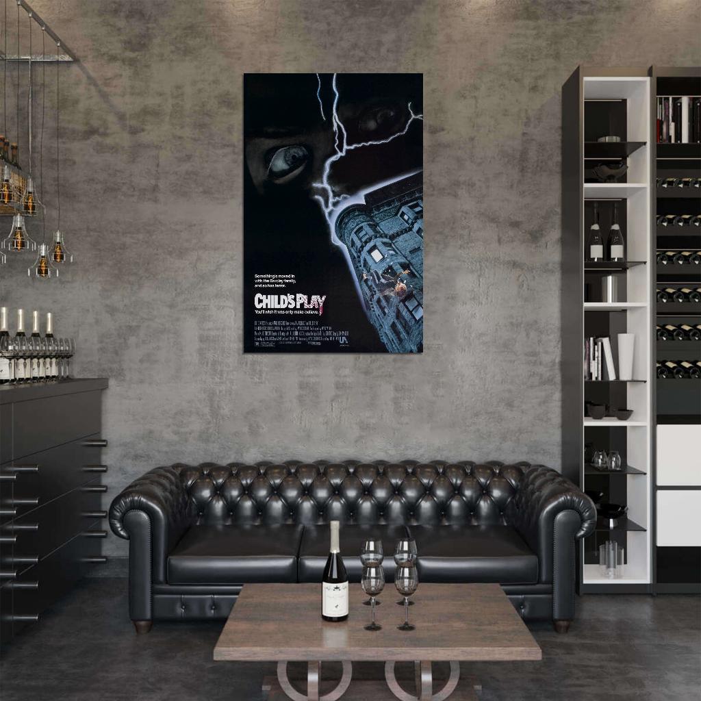 CHILD'S PLAY Horror Chucky  Film Retro Movie Vintage Wall Poster