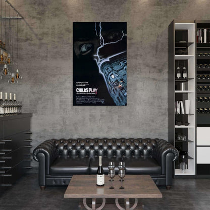 CHILD'S PLAY Horror Chucky  Film Retro Movie Vintage Wall Poster