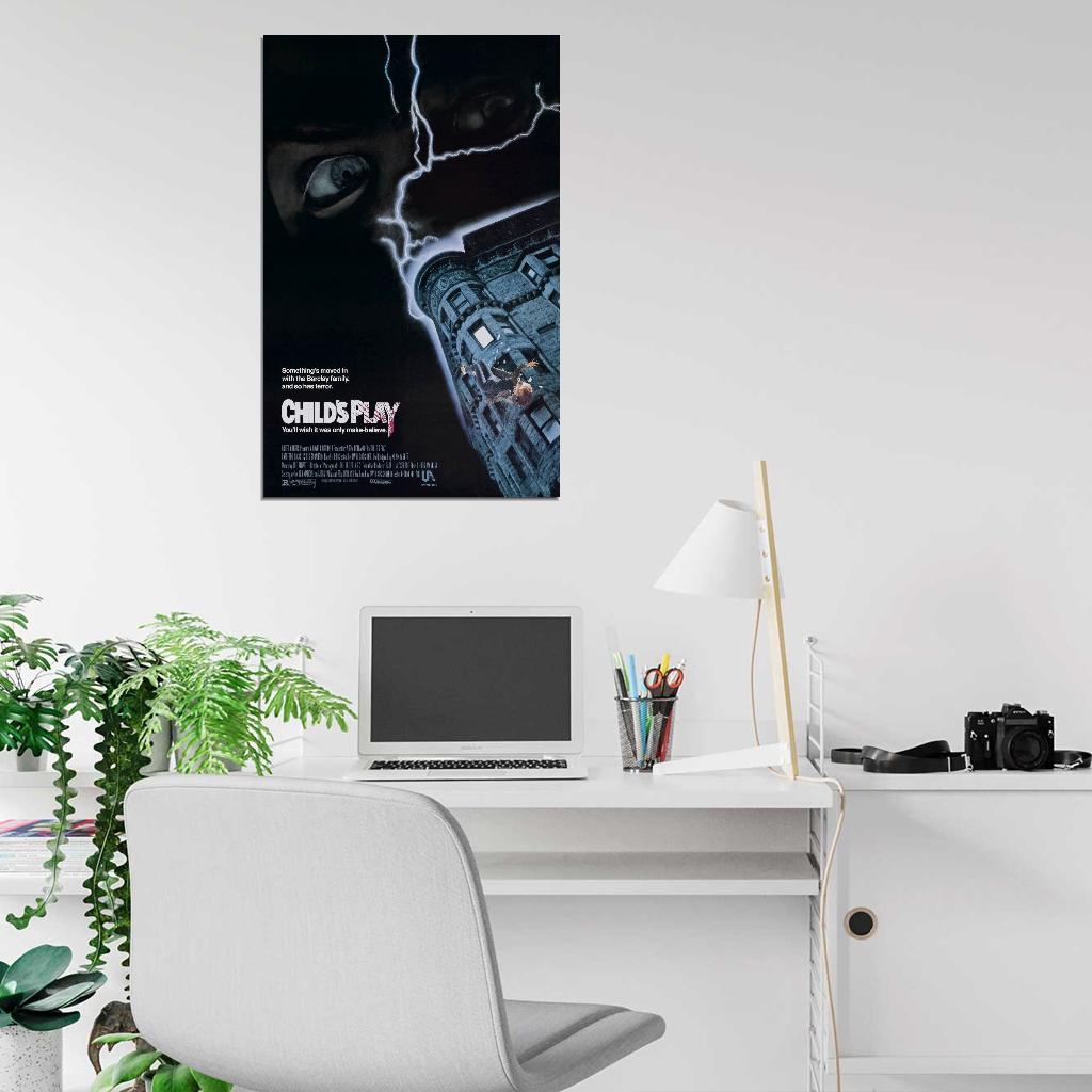 CHILD'S PLAY Horror Chucky  Film Retro Movie Vintage Wall Poster