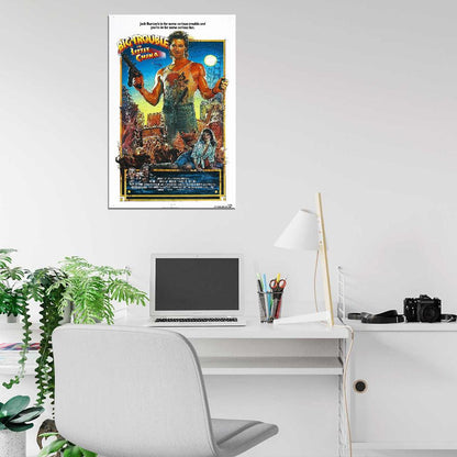 BIG TROUBLE IN LITTLE CHINA Film Retro Movie Vintage Wall Poster