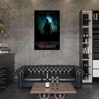 FRIDAY THE 13TH Remake Horror Jason  Film Retro Movie Vintage Wall Poster