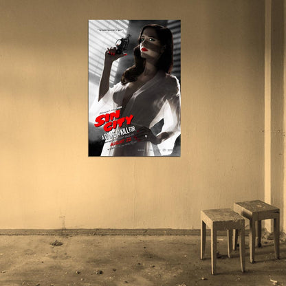 SIN CITY A DAME TO KILL FOR Comic Book BANNED Film Retro Movie Vintage Wall Poster