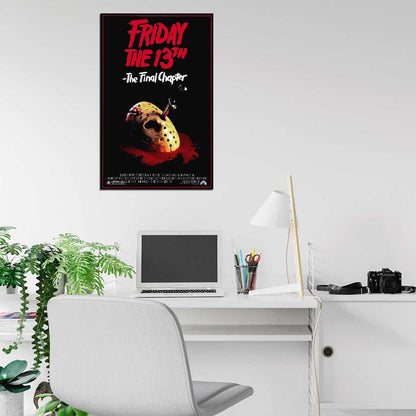 FRIDAY THE 13TH THE FINAL CHAPTER Jason Vorhees Film Retro Movie Vintage Wall Poster