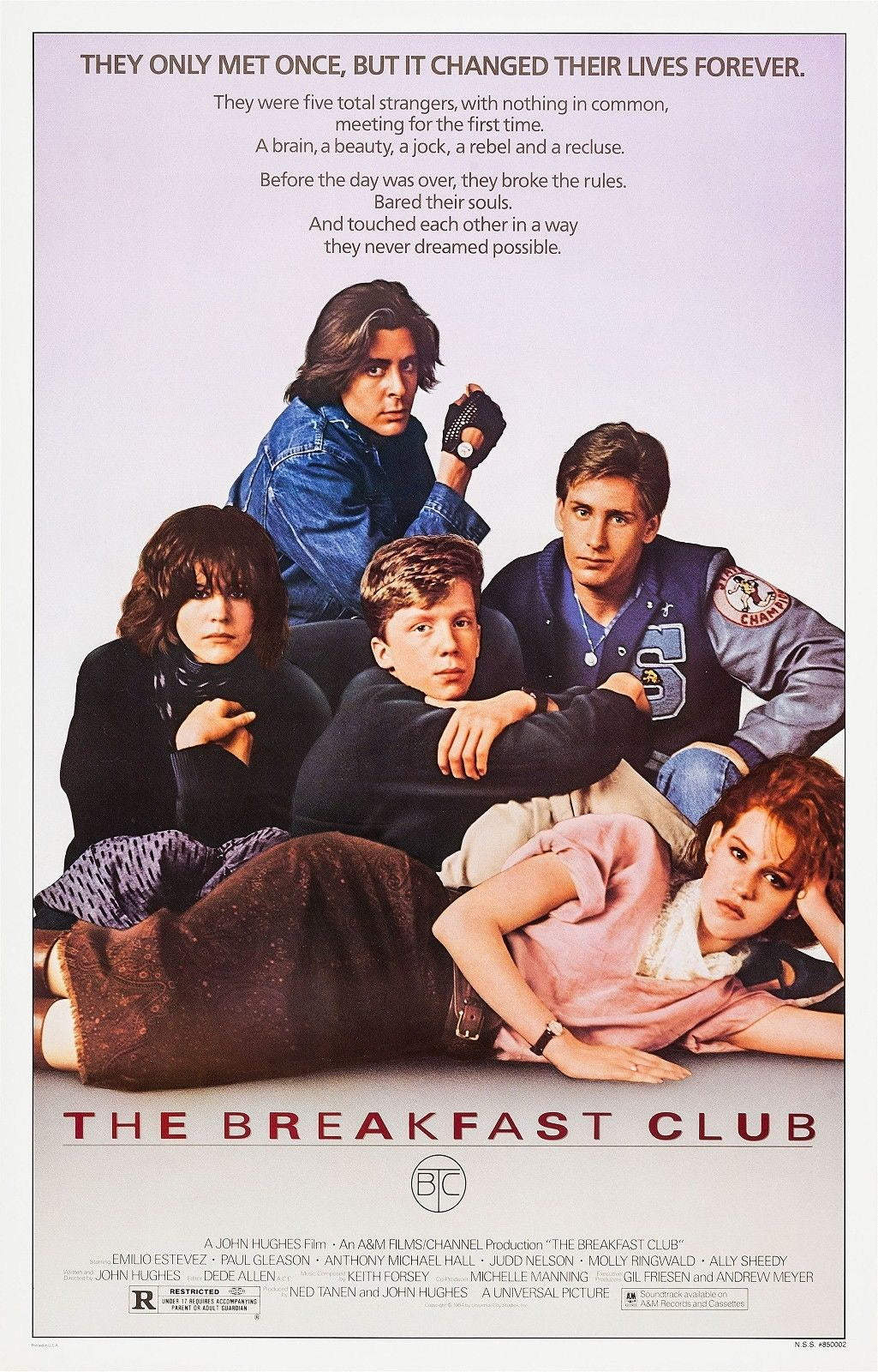 THE BREAKFAST CLUB Film Retro Movie Vintage Wall Poster