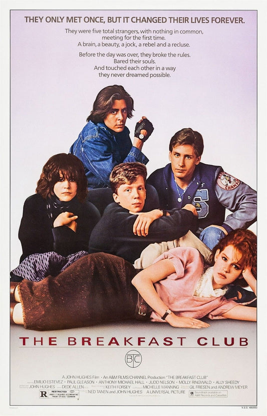 THE BREAKFAST CLUB Film Retro Movie Vintage Wall Poster