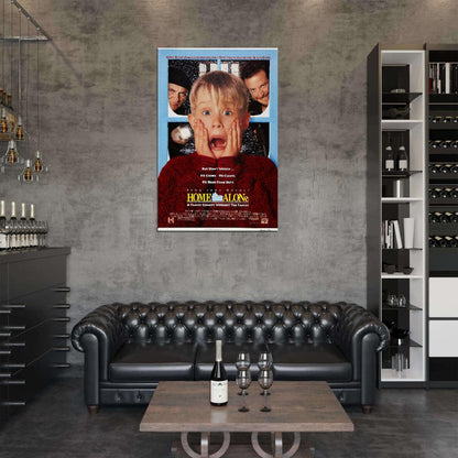 HOME ALONE 1990 Film Retro Movie Vintage Wall Poster