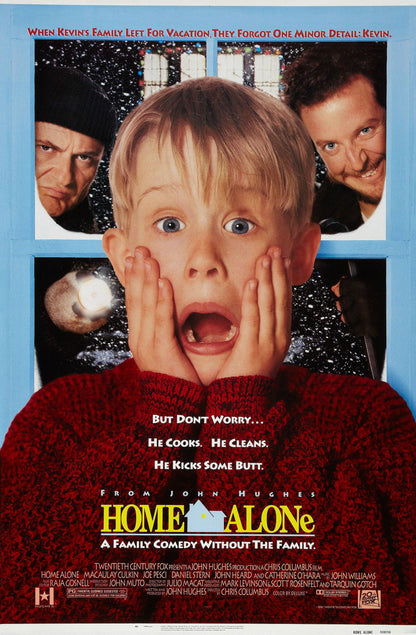 HOME ALONE 1990 Film Retro Movie Vintage Wall Poster