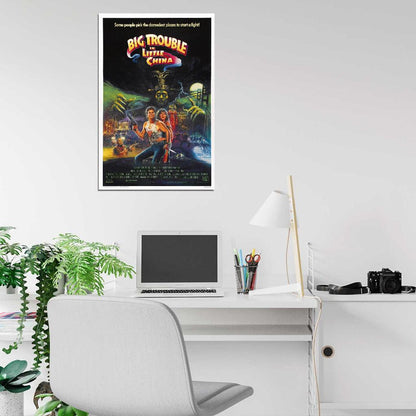 BIG TROUBLE IN LITTLE CHINA Film Retro Movie Vintage Wall Poster