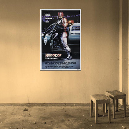 ROBOCOP 1987 Film Retro Movie Vintage Wall Poster