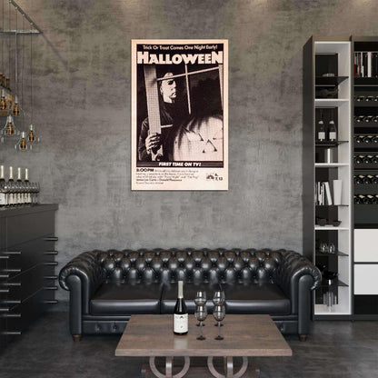HALLOWEEN Michael Myers John Carpenter Film Retro Movie Vintage Wall Poster