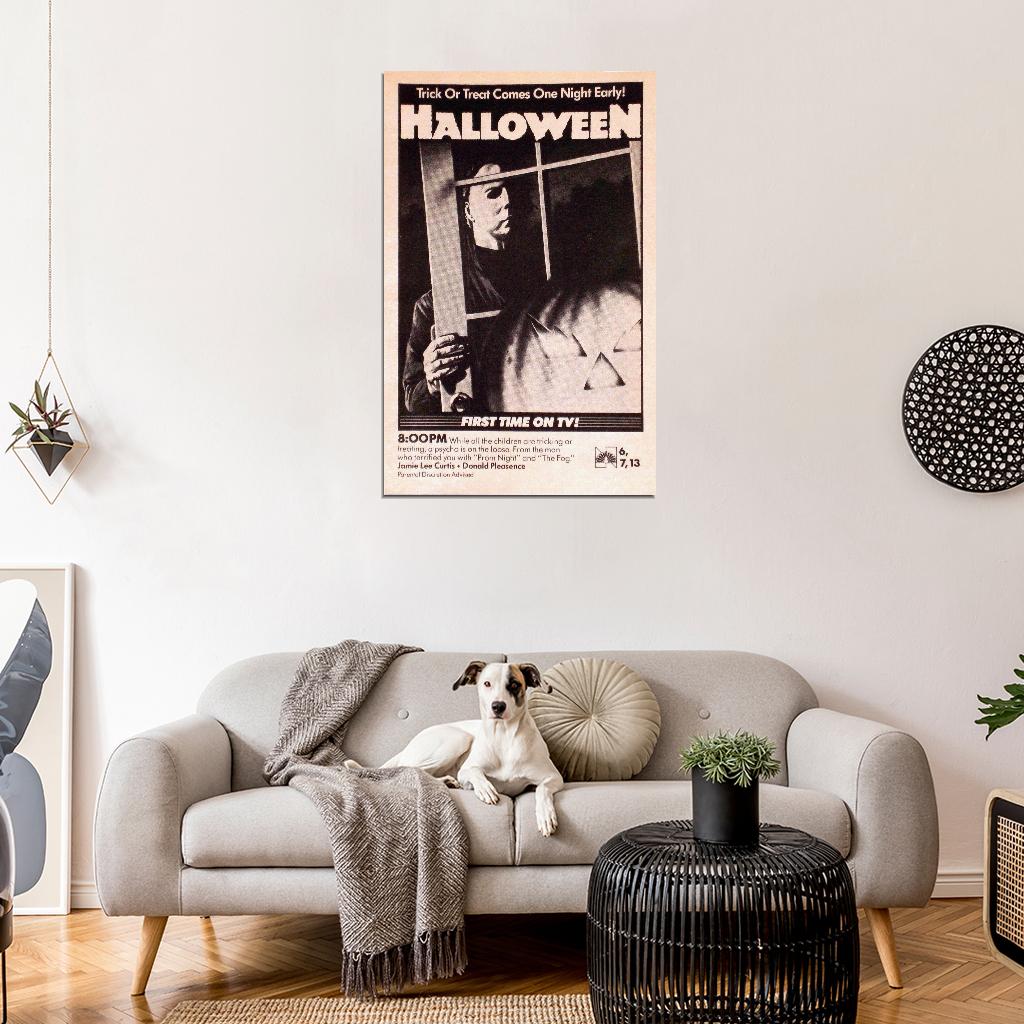 HALLOWEEN Michael Myers John Carpenter Film Retro Movie Vintage Wall Poster