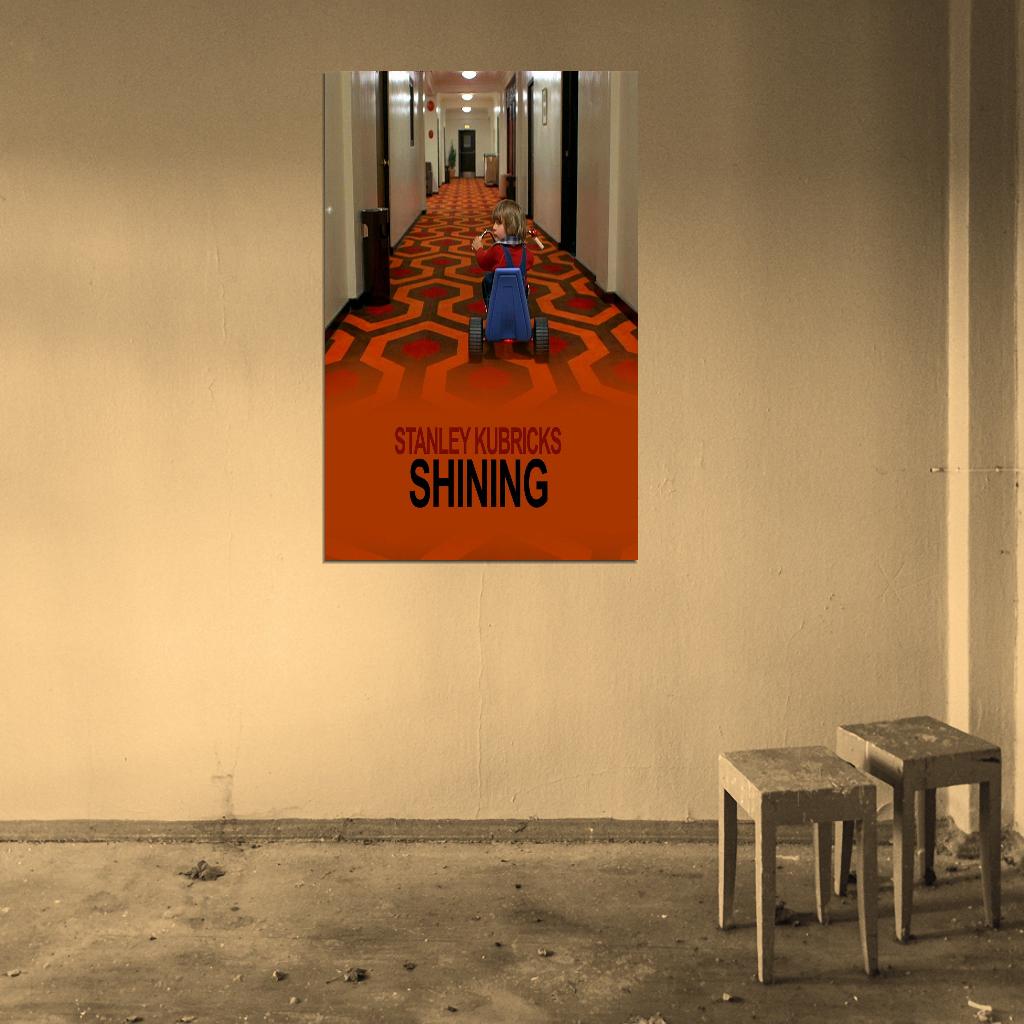THE SHINING Stanley Kubrick Jack Nicholson Film Retro Movie Vintage Wall Poster