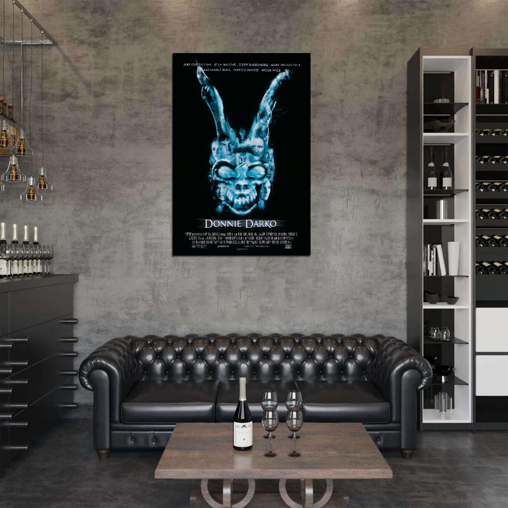 DONNIE DARKO Frank the Bunny Art Film Retro Movie Vintage Wall Poster