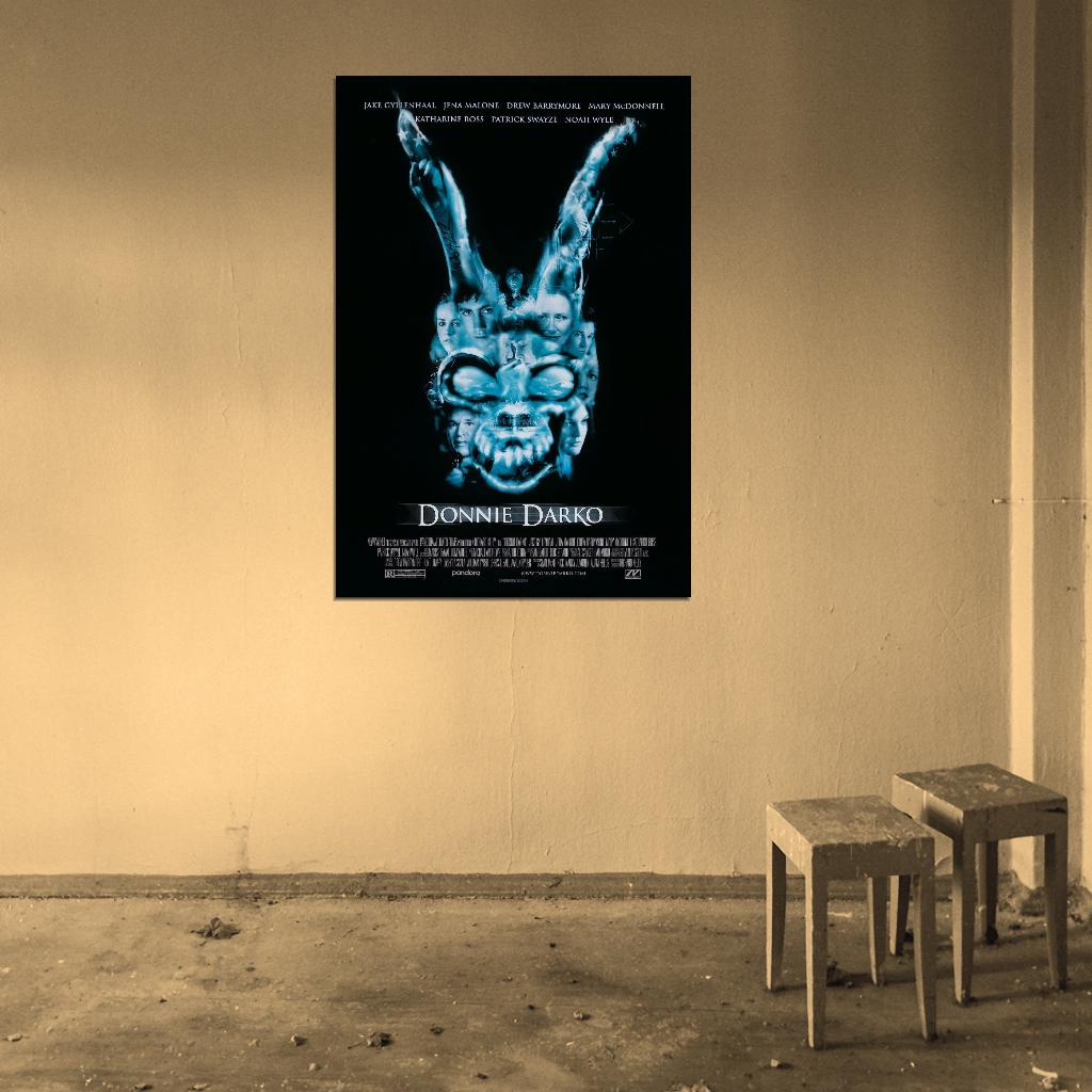 DONNIE DARKO Frank the Bunny Art Film Retro Movie Vintage Wall Poster