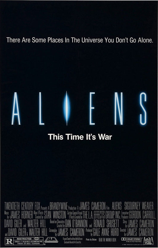 ALIENS Sci Fi Horror Predator Film Retro Movie Vintage Wall Poster