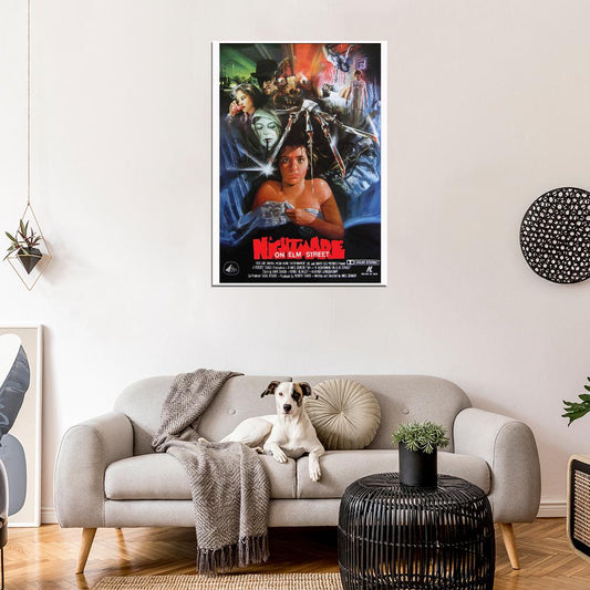 A NIGHTMARE ON ELM STREET Freddy Jason Film Retro Movie Vintage Wall Poster