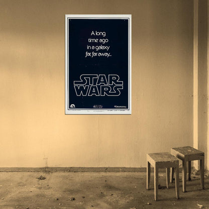 STAR WARS Rare Darth Vader Jedi Film Retro Movie Vintage Wall Poster