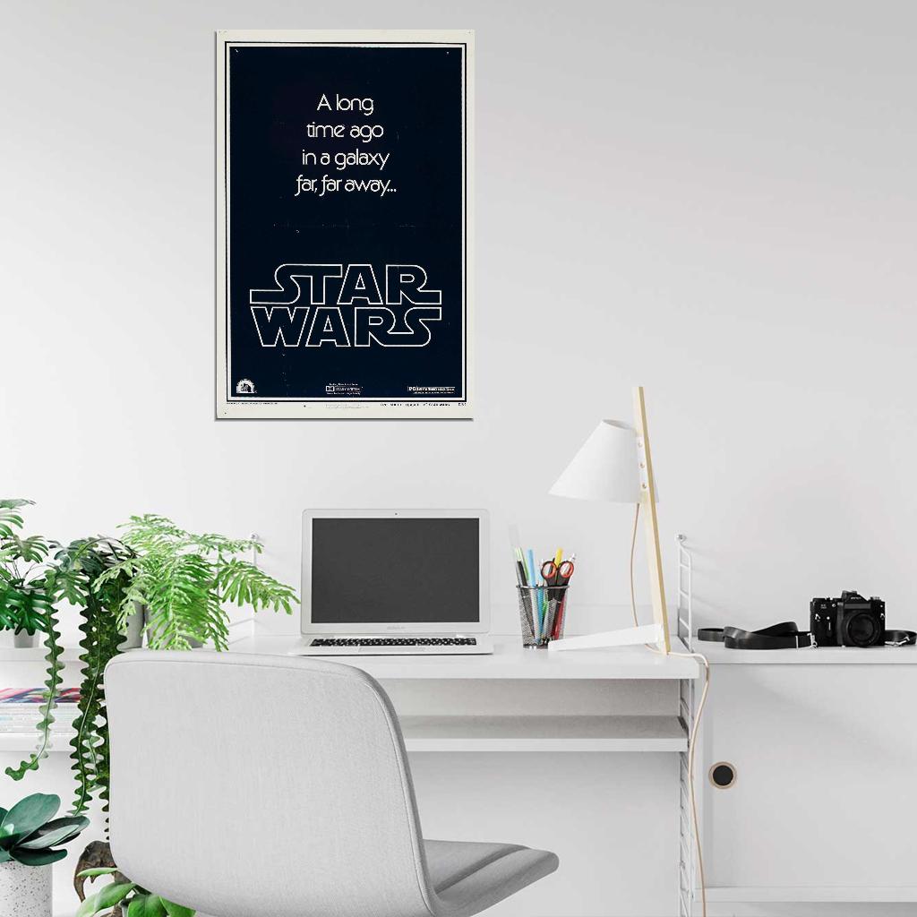 STAR WARS Rare Darth Vader Jedi Film Retro Movie Vintage Wall Poster