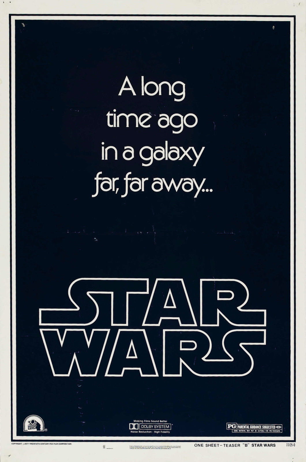 STAR WARS Rare Darth Vader Jedi Film Retro Movie Vintage Wall Poster