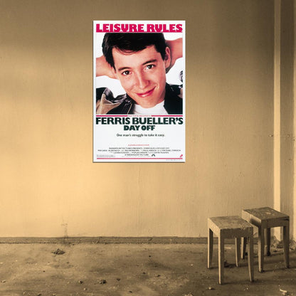 FERRIS BUELLER'S DAY OFF Film Retro Movie Vintage Wall Poster