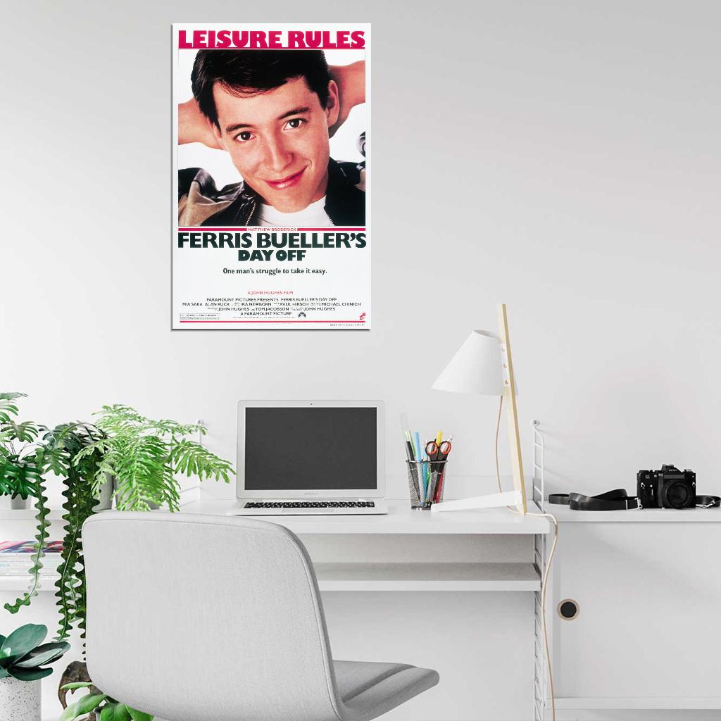 FERRIS BUELLER'S DAY OFF Film Retro Movie Vintage Wall Poster