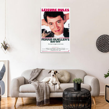 FERRIS BUELLER'S DAY OFF Film Retro Movie Vintage Wall Poster