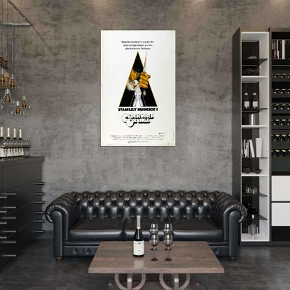 A CLOCKWORK ORANGE Stanley Kubrick  Film Retro Movie Vintage Wall Poster