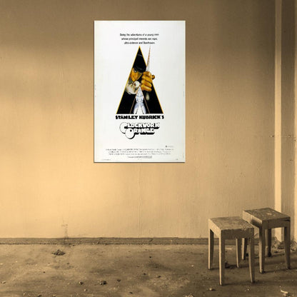 A CLOCKWORK ORANGE Stanley Kubrick  Film Retro Movie Vintage Wall Poster