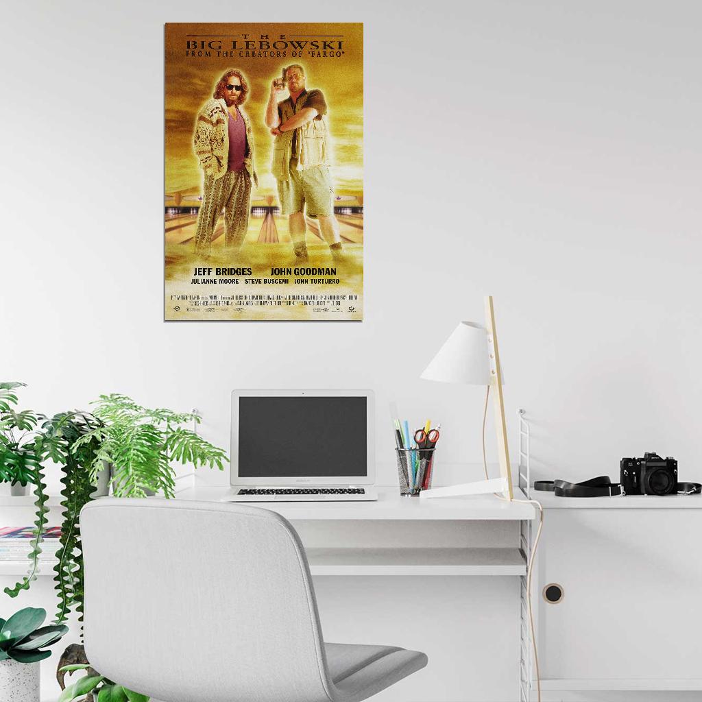 THE BIG LEBOWSKI 1998 Film Retro Movie Vintage Wall Poster