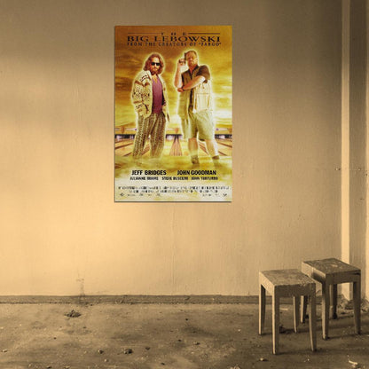 THE BIG LEBOWSKI 1998 Film Retro Movie Vintage Wall Poster