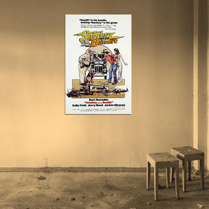 SMOKEY AND THE BANDIT Burt Reynolds 70's Film Retro Movie Vintage Wall Poster