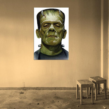 FRANKENSTEIN Vampires Universal Monsters Film Retro Movie Vintage Wall Poster