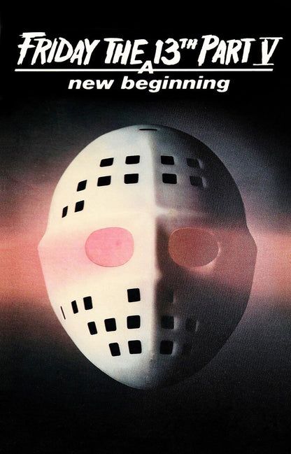 FRIDAY THE 13TH PART V A NEW BEGINNING  Film Retro Movie Vintage Wall Poster