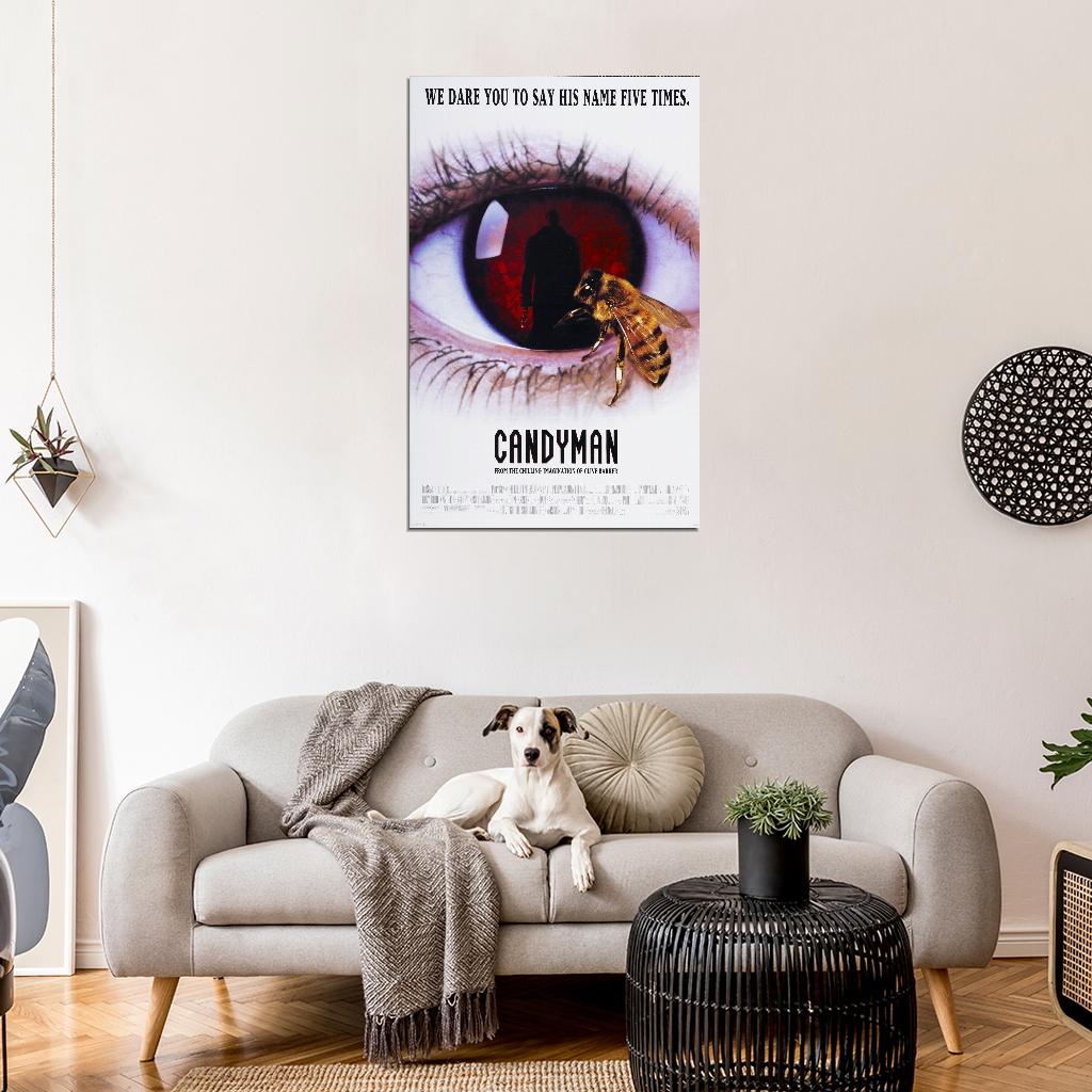 CANDYMAN Horror Film Retro Movie Vintage Wall Poster