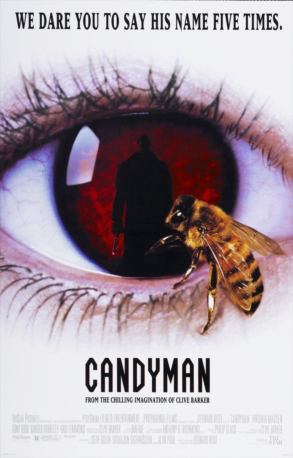 CANDYMAN Horror Film Retro Movie Vintage Wall Poster