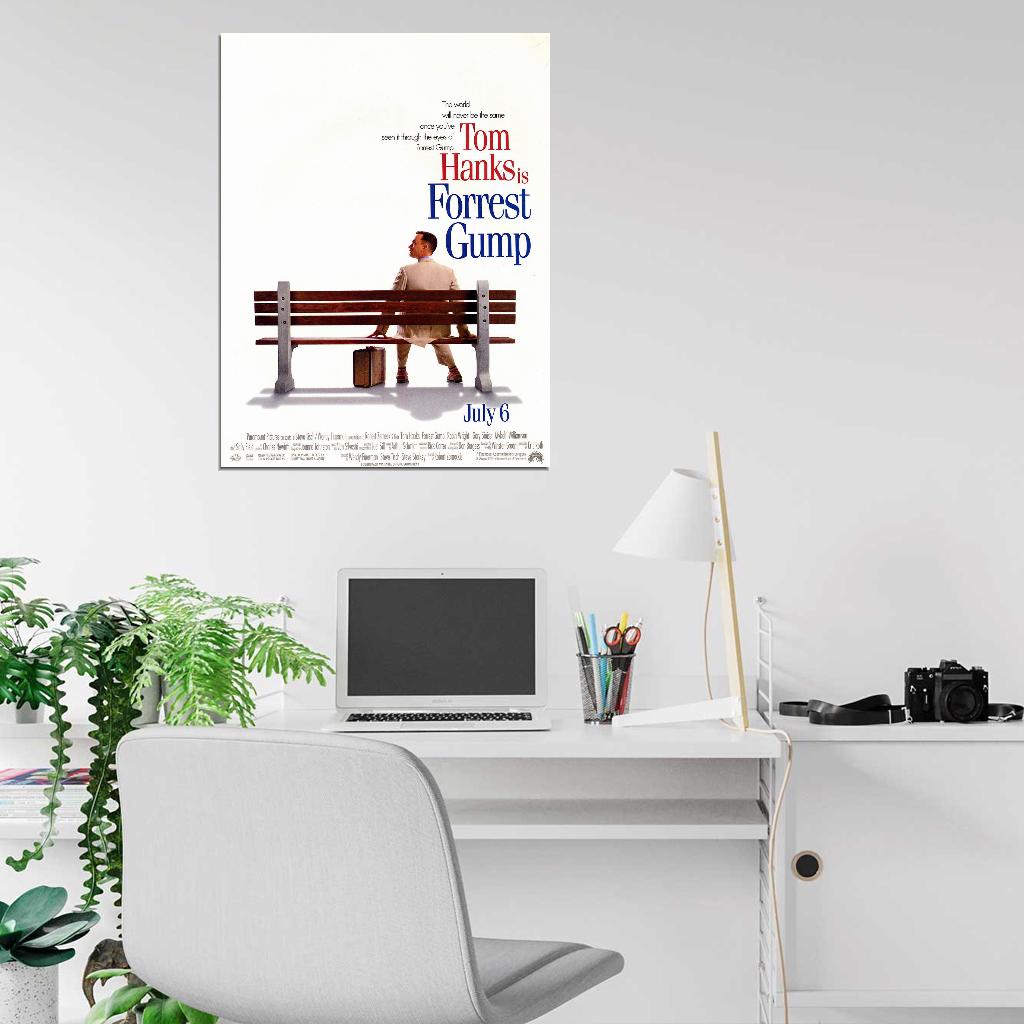 FORREST GUMP Film Retro Movie Vintage Wall Poster