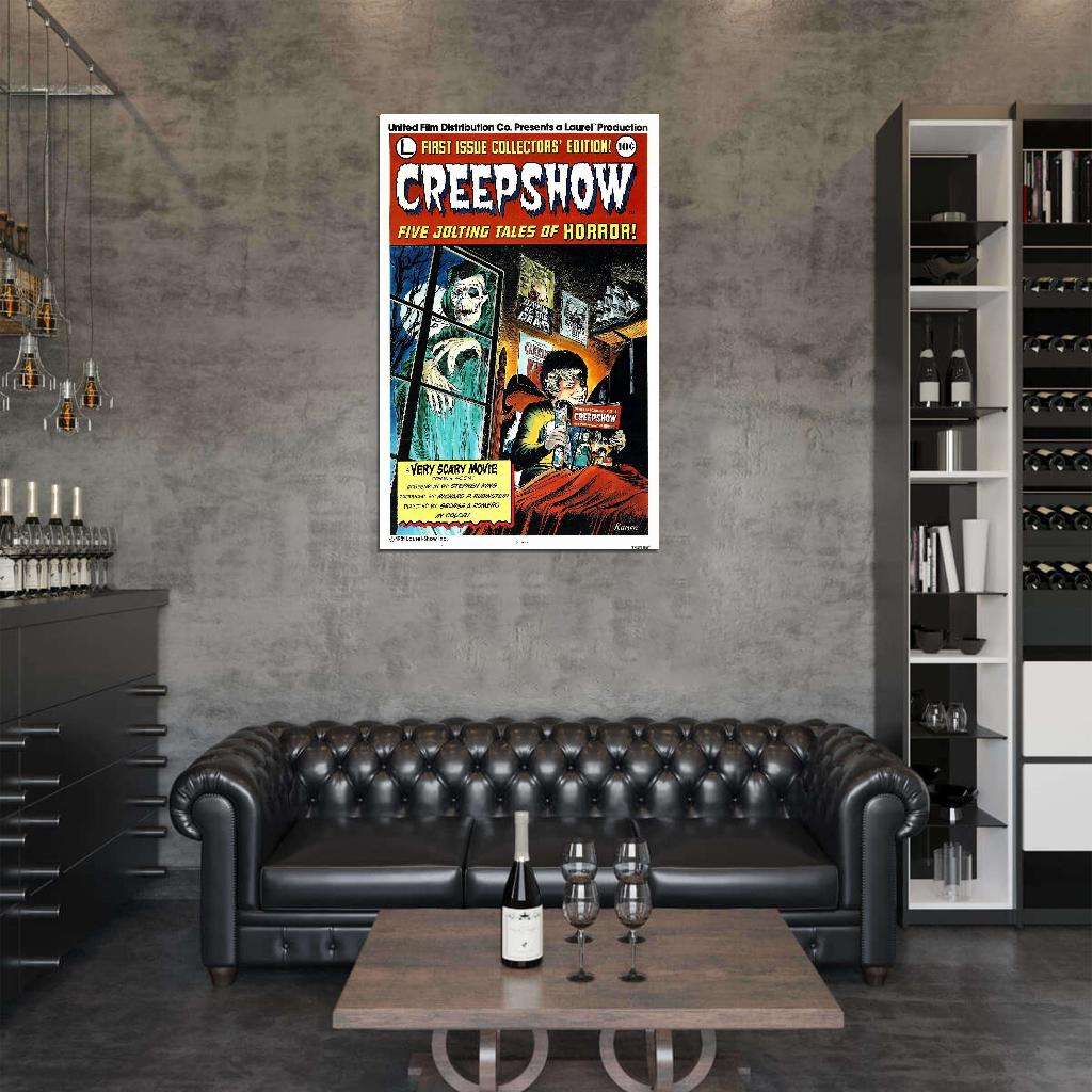 CREEPSHOW 1982 Horror Film Retro Movie Vintage Wall Poster
