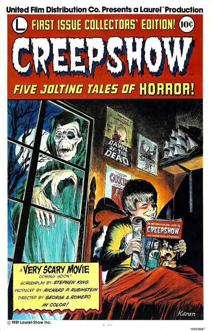CREEPSHOW 1982 Horror Film Retro Movie Vintage Wall Poster