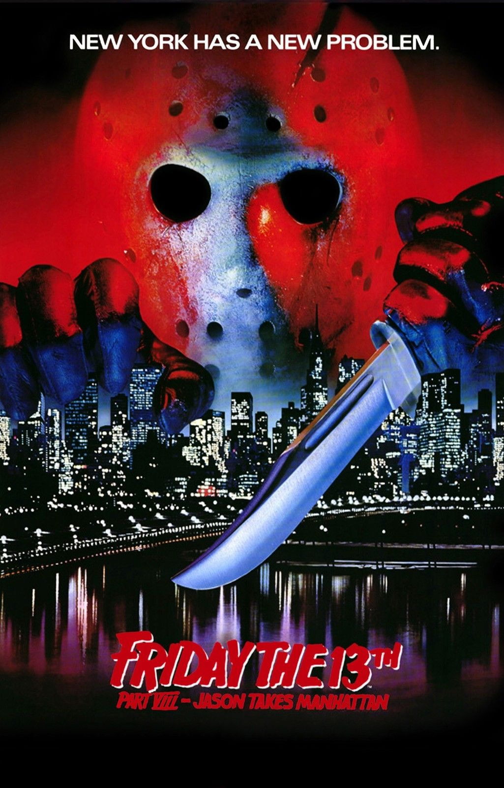 FRIDAY THE 13TH P VIII 8 Jason Takes Manhattan   Film Retro Movie Vintage Wall Poster