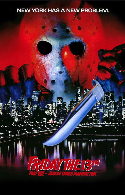 FRIDAY THE 13TH P VIII 8 Jason Takes Manhattan   Film Retro Movie Vintage Wall Poster
