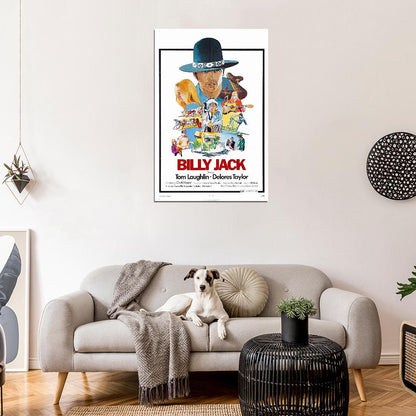 BILLY JACK 1971 Tom Laughlin Film Retro Movie Vintage Wall Poster